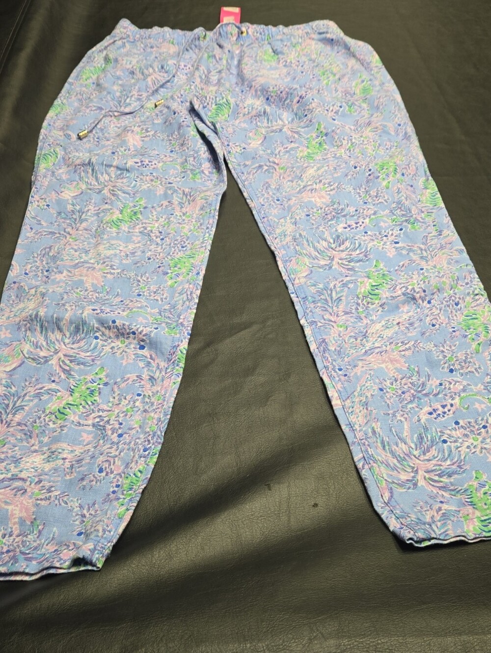 Lilly Pulitzer Pastel Blue Floral Lounge Pants
